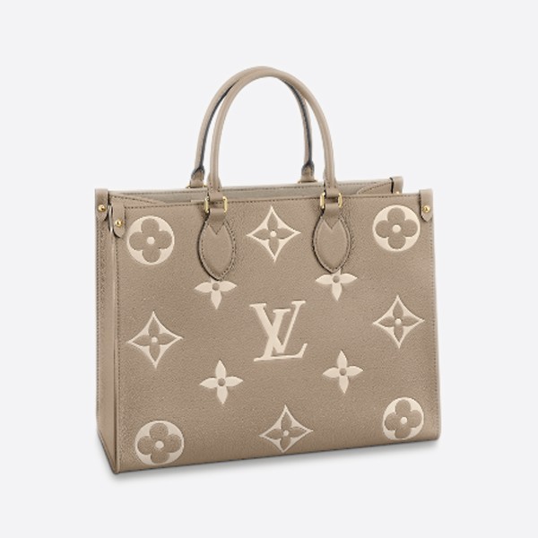 Louis Vuitton On the Go MM Tourterelle Creme M45494