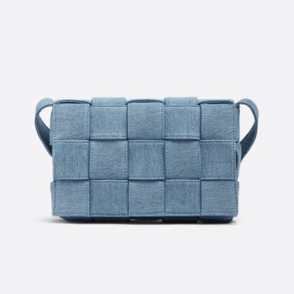 Bottega Veneta Cassette Bag, Indigo Wash, 710188V2A014948