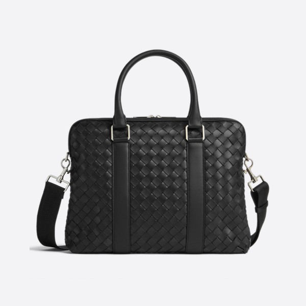 Bottega Veneta Classic Intrecciato Bag, Color: Black, 690702V0E528803
