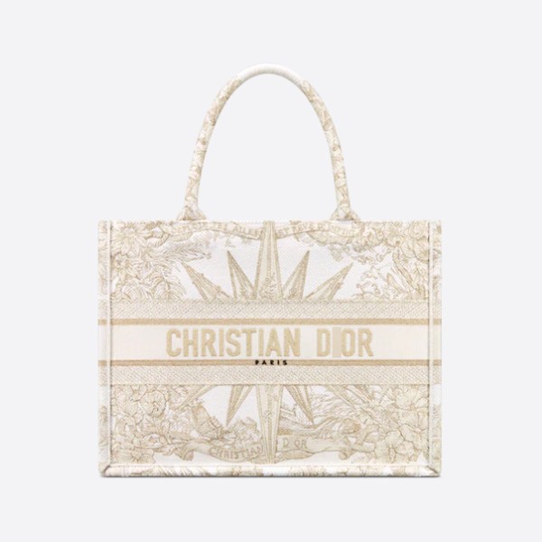 Dior BOOK TOTE Medium Bag with Rêve d'Infini Embroidery M1296ZRXV_M981