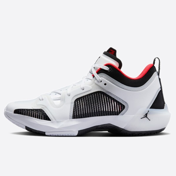Nike Air Jordan 37 Low White Black Siren Red (H12) DQ4122-100