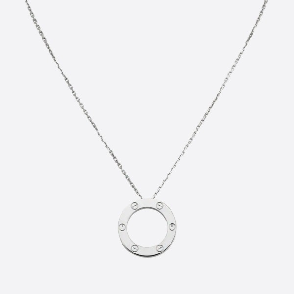 Cartier LOVE necklace in silver