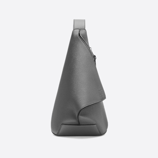 Loewe Anton Slingback - Soft Grained Calfskin Color: Anthracite B511A09X06