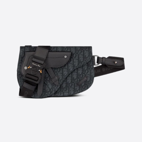 Dior Saddle Pouch Oblique Jacquard 1ADPO044YKY_H00N