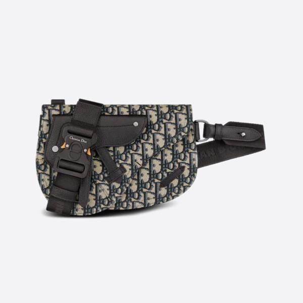 Dior Saddle Pouch Oblique Jacquard 1ADPO044YKY_H27E