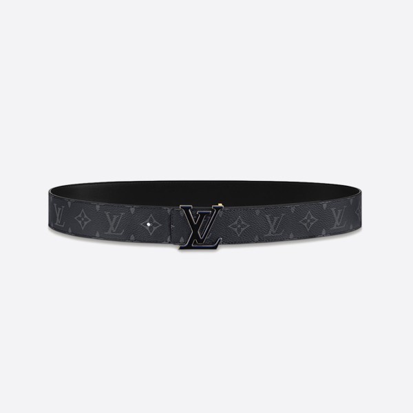 Louis Vuitton 3-Step 40mm Reversible Belt in Gray and Black (4.0cm) M0341V