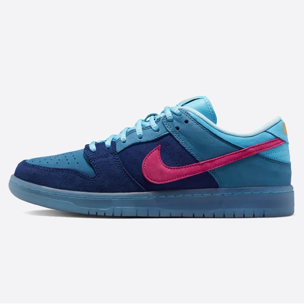 Nike SB Dunk Low x RUN THE JEWELS Deep Royal Blue & Active Pink (H12)DO9404 400