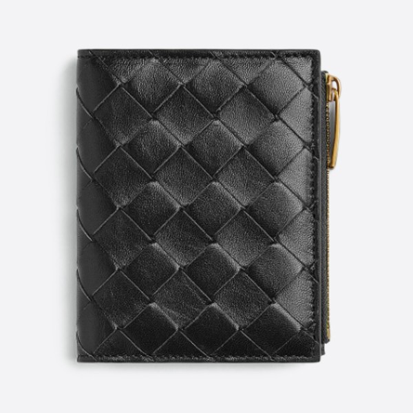 Small Intrecciato Folder Zipper Wallet 707601VCPP38425