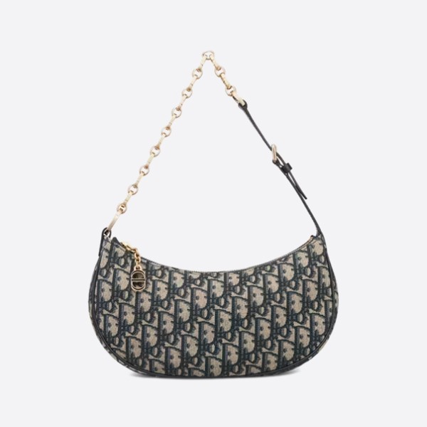 CD Lounge Bag, Blue Oblique Jacquard, M22626TZR_M928