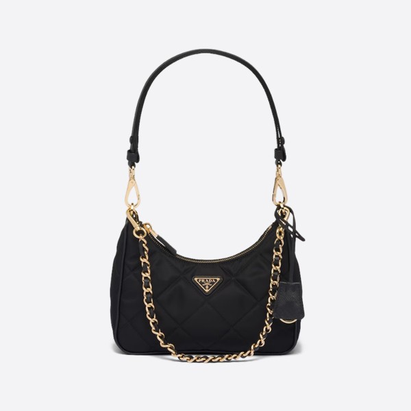 Nylon Mini Bag, Black, 1BC204_2AOS_F0002_V_QOO