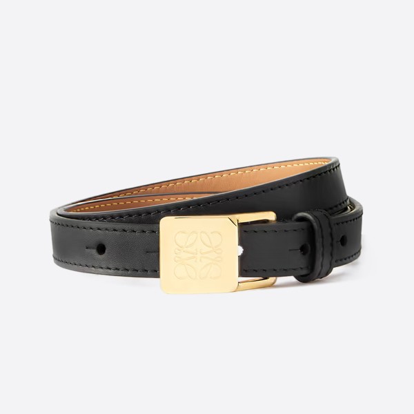 Amazona Leather Belt Black Gold (2.0CM) E619Z15X12