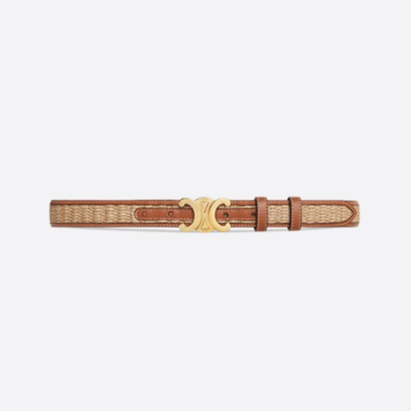 Medium Triumphant Belt in Tan Calfskin (2.5cm) 45AZL2AIT.04LU