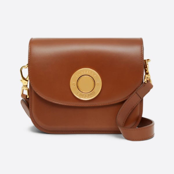 Leather Small Elizabeth Bag, Warm Tan, 80557761