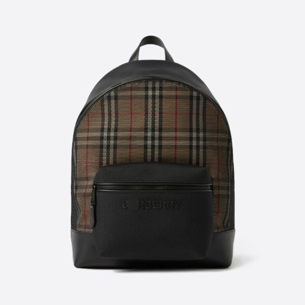 Check Mesh Backpack Color: Archive Beige 80660971