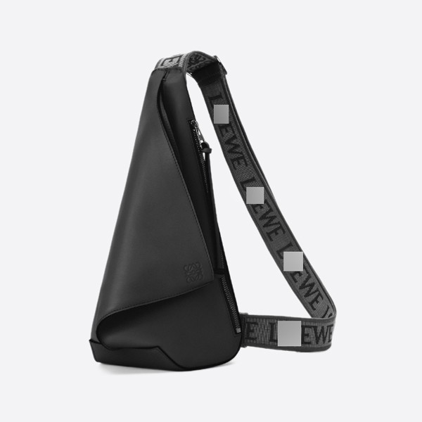 Anton Slingback - Soft and supple calfskin and jacquard. Color: Black. B511A09X10