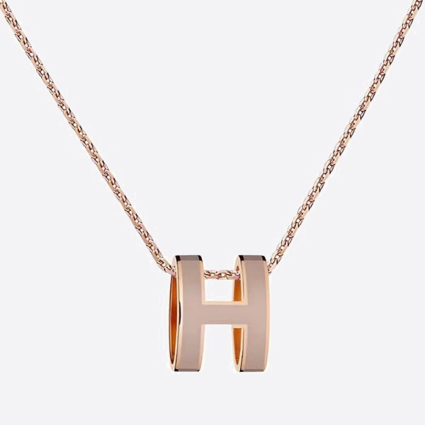 Mini Pop H Pendant Marron Glacé H147992FP55