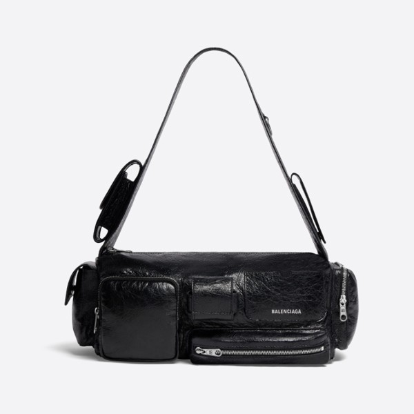 Men's Super Busy Small Slingback in Black 702167210C81000