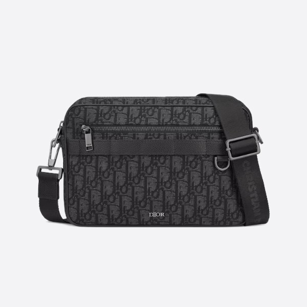 SAFARI Maxi Messenger Bag in Oblique Jacquard, 1ESPO297YKY_H03E