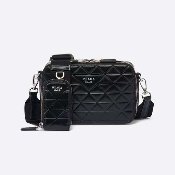 Prada Brix Leather Bag, Black, 2VH070_ZO6_F0002_V_ZMT