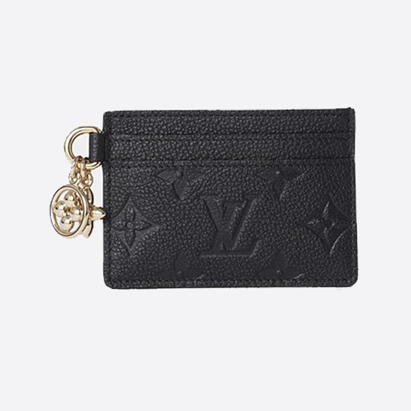 Louis Vuitton LV Charm Card Holder Monogram Empreinte Leather M82132