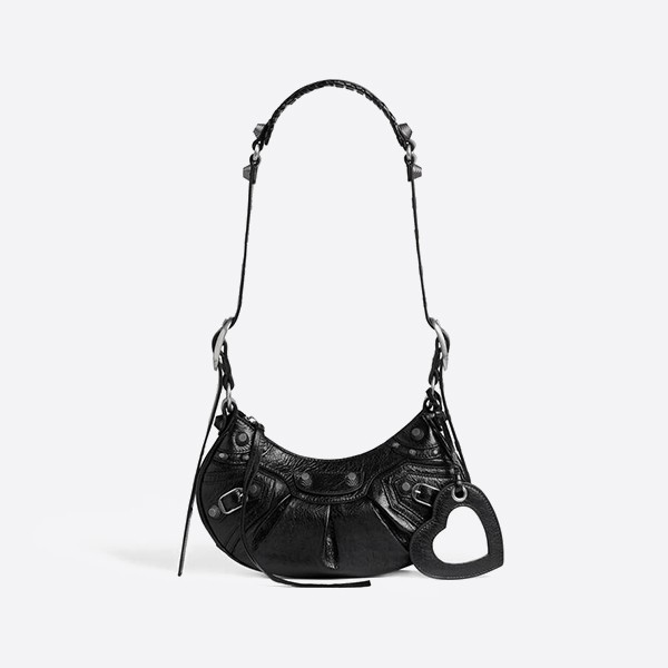 Balenciaga Women's Le Cagole Xs Shoulder Bag, Black, 6713091VG9Y1000