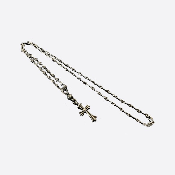 Chrome Hearts Classic Retro Bamboo Five Star Necklace