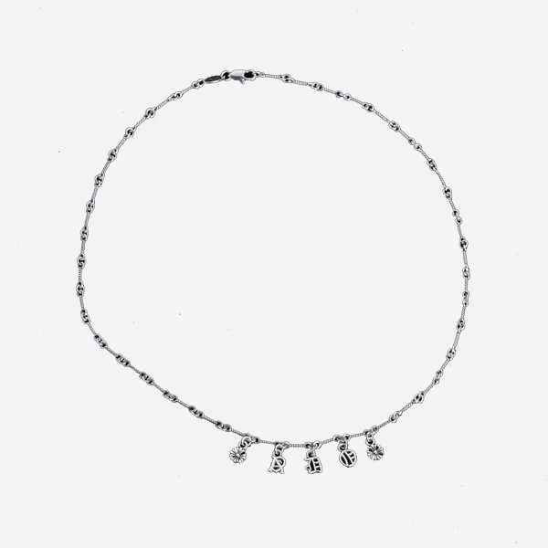 Chrome Hearts Classic Character Multi-Element Bamboo Necklace