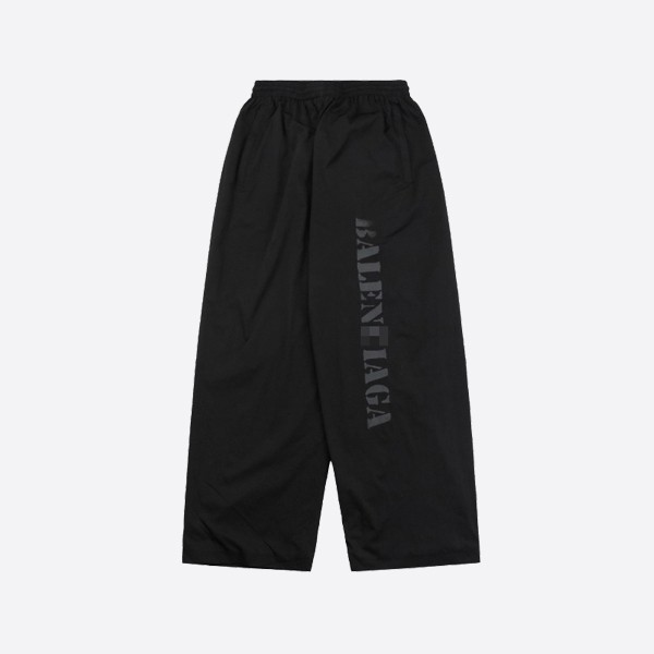 Balenciaga stencil tracksuit pants in black