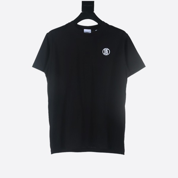 Burberry Monogram Motif Cotton T-Shirt in Black/White