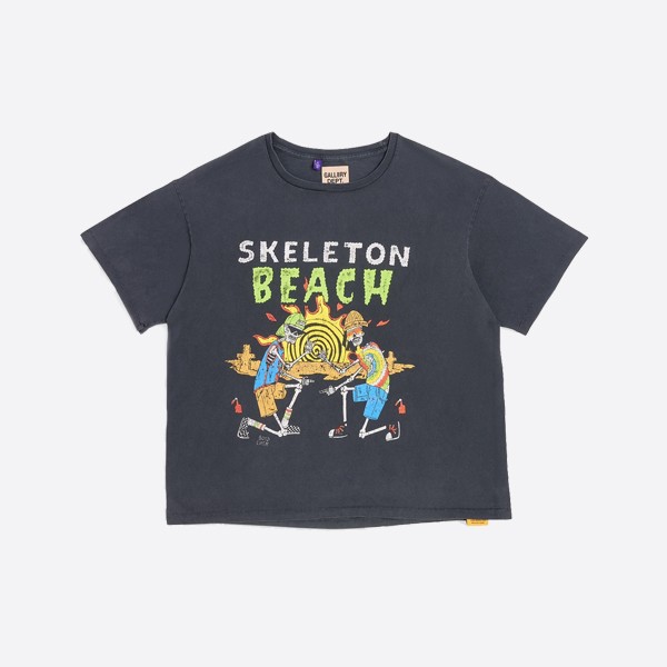 Gallery Dept Skeleton Beach T-Shirt/Washed Black
