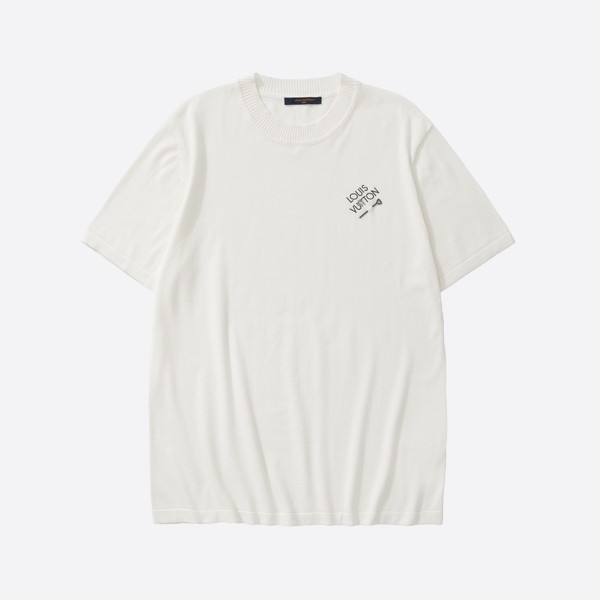 Louis Vuitton Signature Short Sleeve T-Shirt White