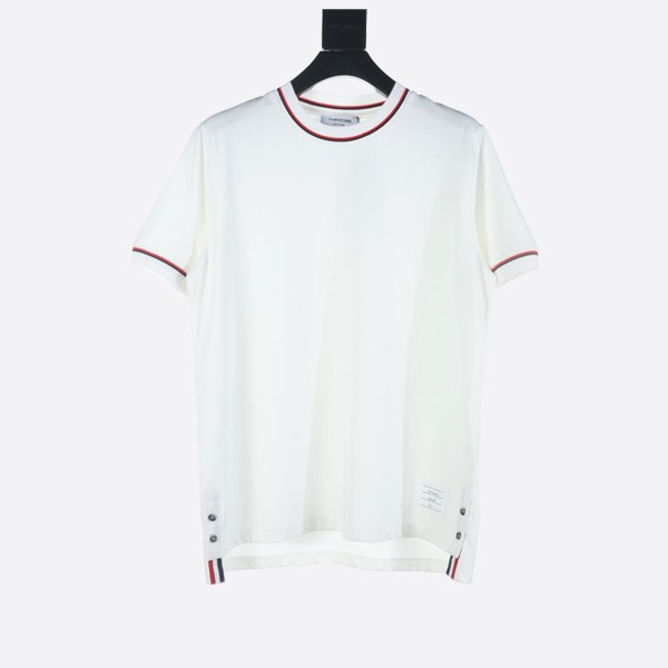 Thom Browne Cotton Milano Stripe T-Shirt in White