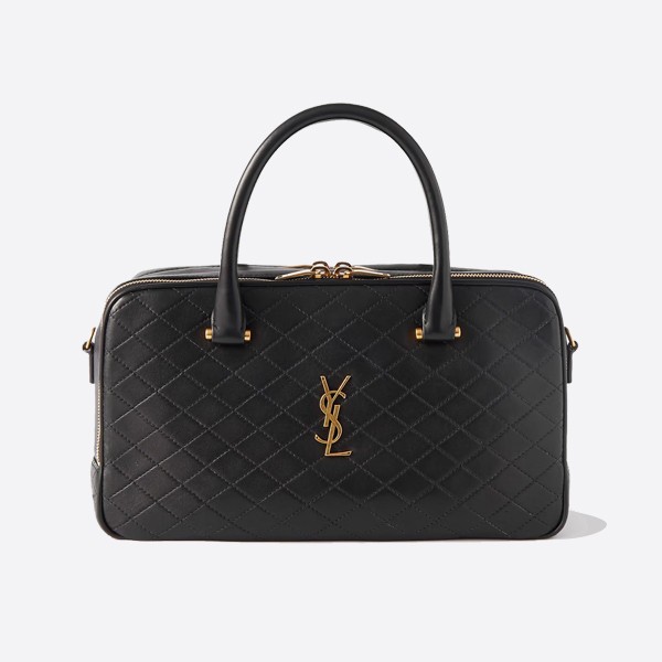 Saint Laurent Rear Duffle Bag in Quilted Lambskin 7667851EL071000