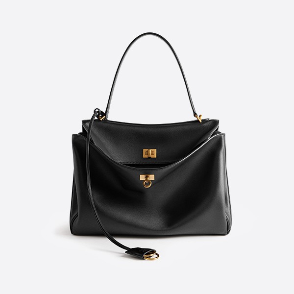 Balenciaga Rodeo Medium Handbag, Black, 7897722AA4V1000