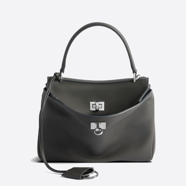 Balenciaga Rodeo Medium Handbag (Gray 7897722AA4U1239)
