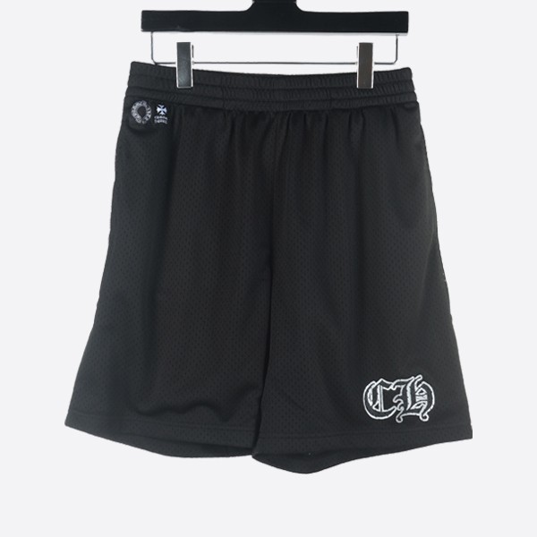 Chrome Hearts Sport Mesh Varsity Shorts in Black