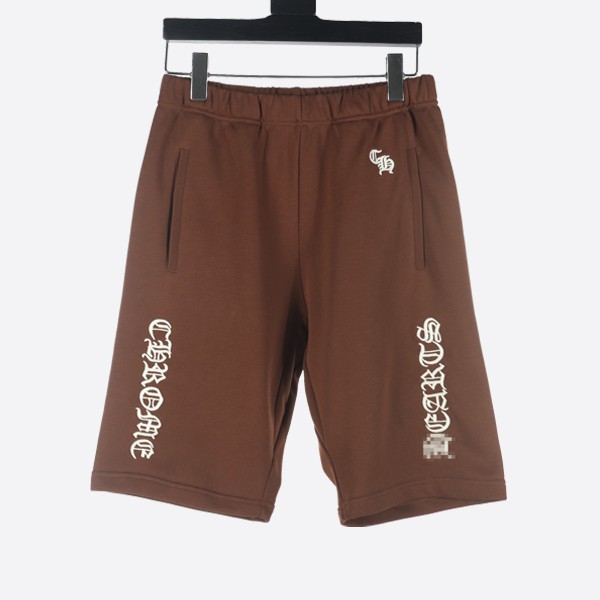 Chrome Hearts Slow Ride Shorts Brown
