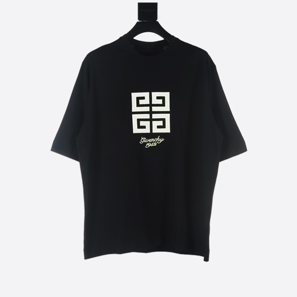 Givenchy 4G Studio Fit Short Sleeve Cotton T-Shirt in Black