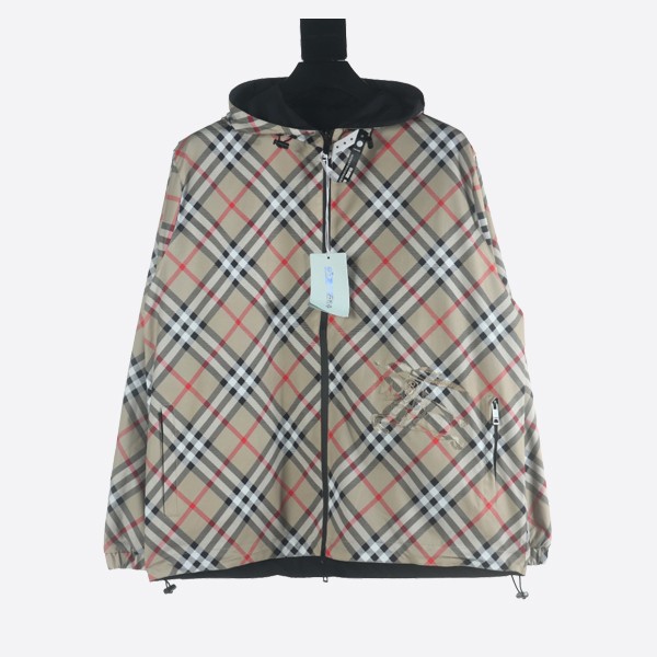 Burberry Check EKD Hooded Reversible Jacket