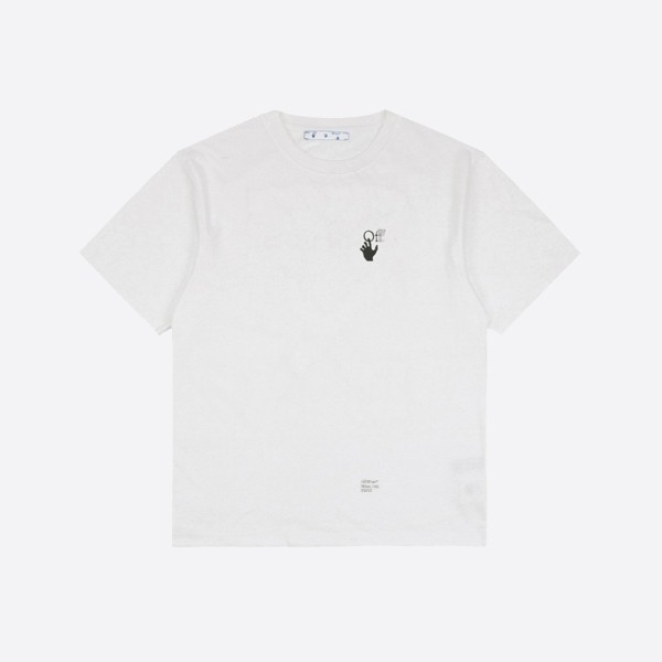 Off-White Caravaggio Arrows S/S T-Shirt in White/Black