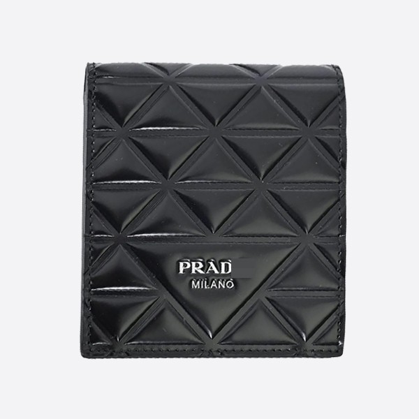 Prada Logo Triangle Calf Leather Wallet 2MO513_2CNV_F0002