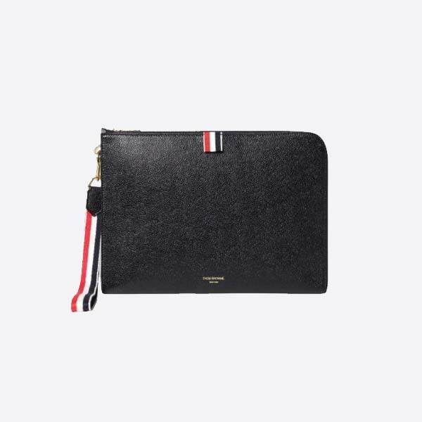 Thom Browne RWB Strap Medium Folio Clutch MAC083A00198001