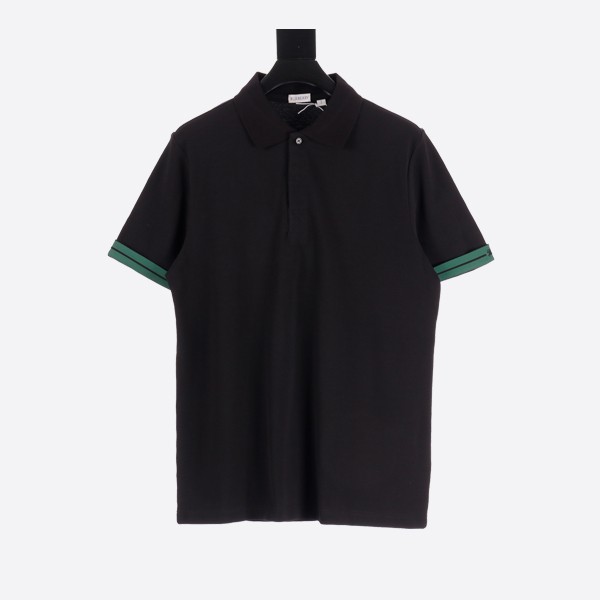Burberry Cotton Polo Shirt in Black