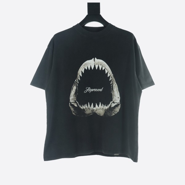 Represent Shark Jaws Vintage Grey T-Shirt