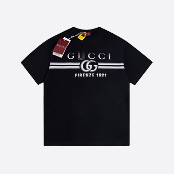 Gucci print cotton jersey T-shirt (black)