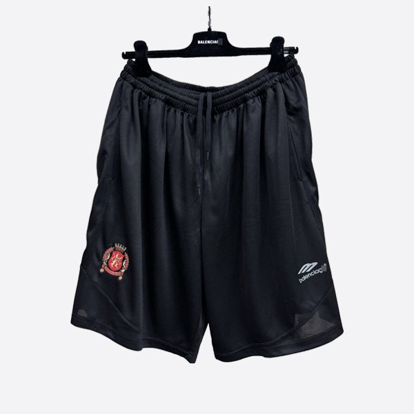 Balenciaga Soccer Baggy Shorts Black/White