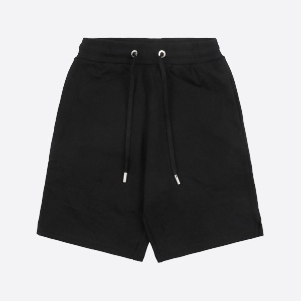 Ami Paris Ami de Cool Organic Cotton Fleece Shorts in Black