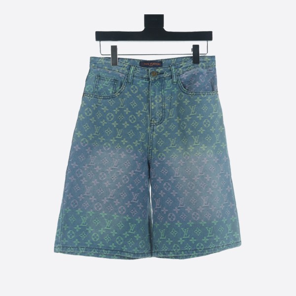 Louis Vuitton Rainbow Monogram Denim Shorts