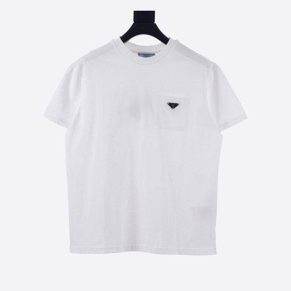 Prada White Jersey T-Shirt