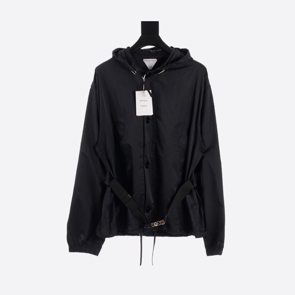 Bottega Veneta Detachable Fanny Pack Hooded Jacket